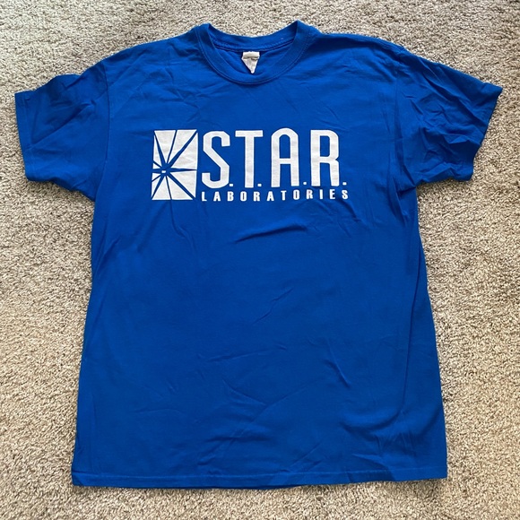 Maglietta T-shirt Star Labs Logo Star Laboratories Uomo donna